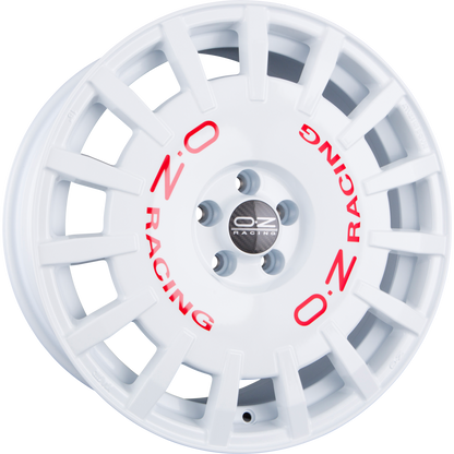 OZ Rally Racing white Alufelge 8x18 Zoll ET35 LK 5x112 ML75 – Bild 4
