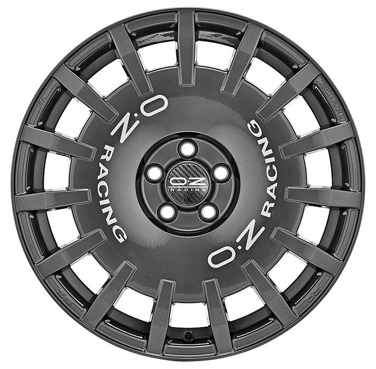 OZ Rally Racing dark graphite 8.5x19 ET38 - LK5/114.3 ML75