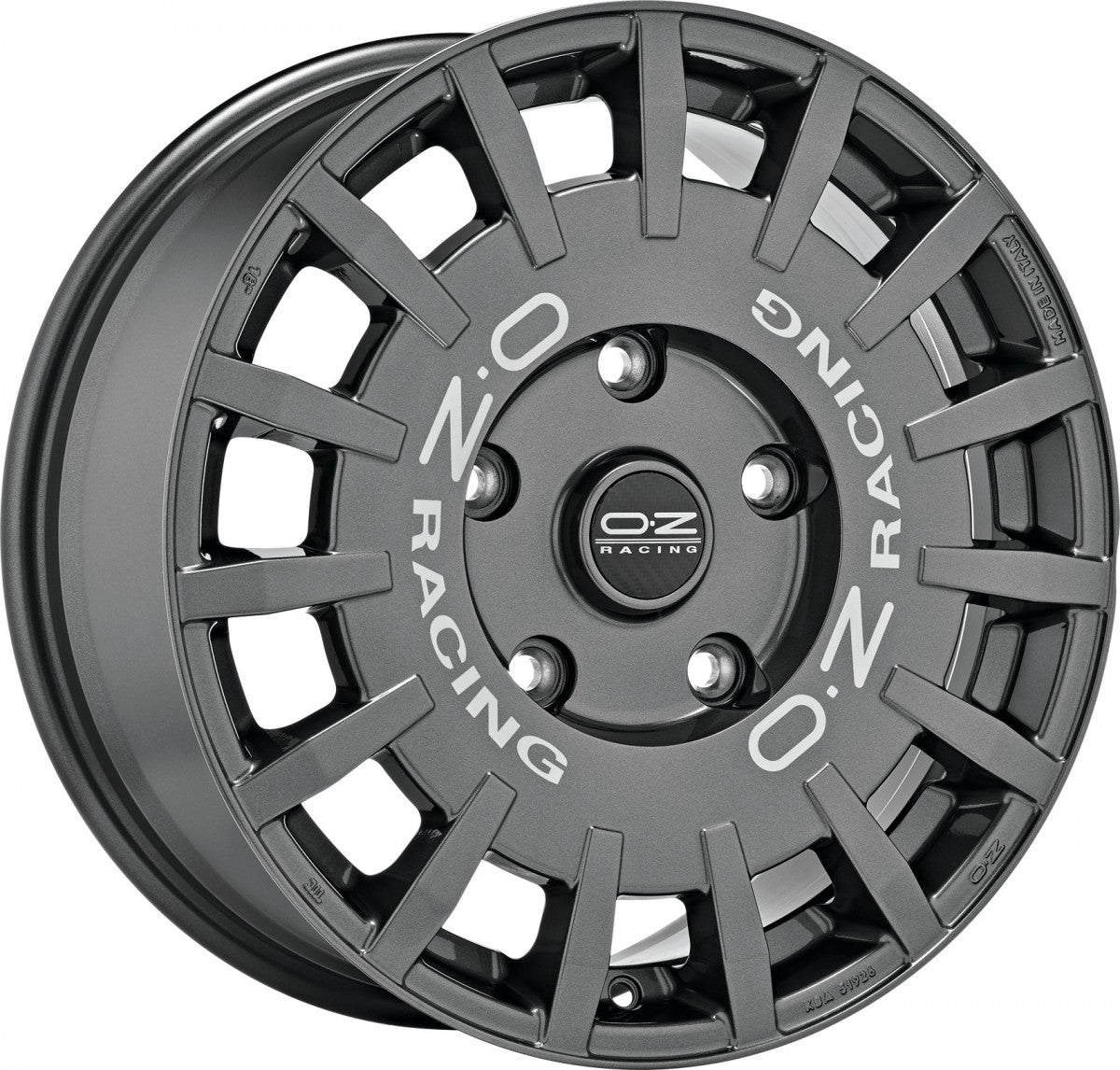 OZ Rally Racing dark graphite 8.5x19 ET38 - LK5/114.3 ML75