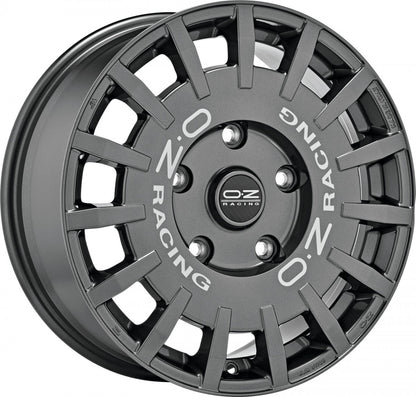 OZ Rally Racing dark graphite 8.5x19 ET38 - LK5/114.3 ML75