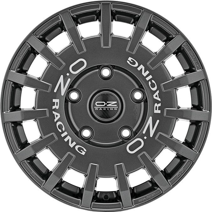 OZ Rally Racing dark graphite 8.5x19 ET38 - LK5/114.3 ML75