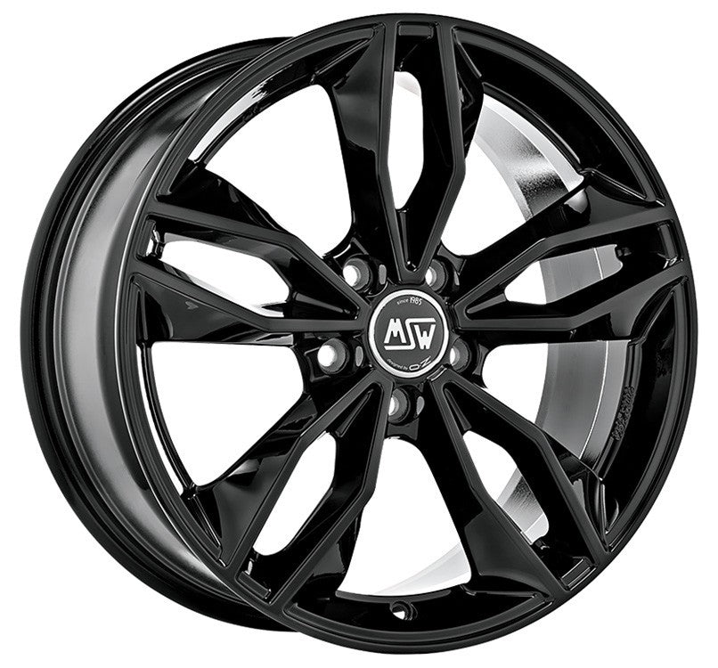 MSW 71 gloss black 8.5x19 ET44 - LK5/112 ML73.1
