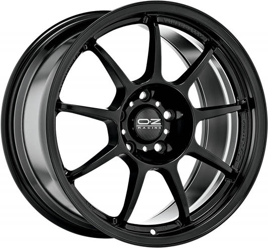 OZ Alleggerita HLT gloss black 8x18 ET57 - LK5/130 ML71.56