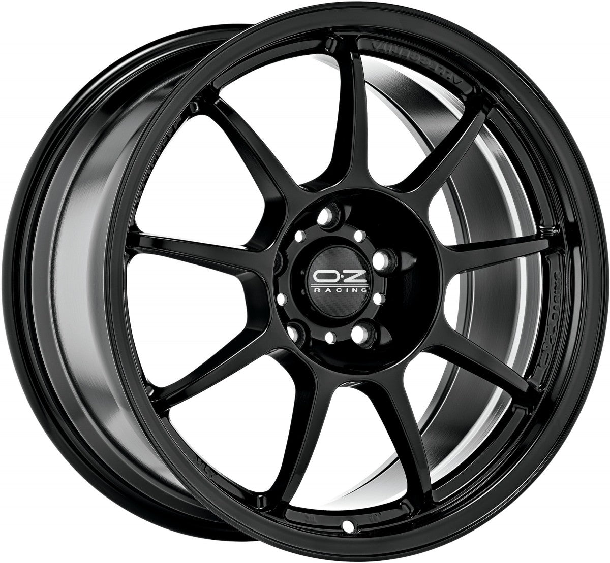 OZ Alleggerita HLT gloss black 8.5x18 ET55 - LK5/114.3 ML75
