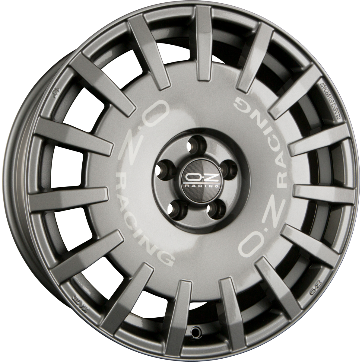 OZ Rally Racing dark graphite Alufelge 8x17 Zoll ET34 LK 5x120 ML79 – Bild 7