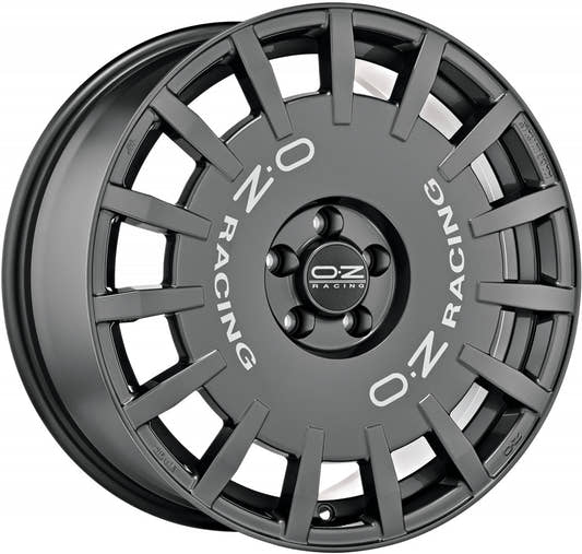 OZ Rally Racing dark graphite 8x17 ET35 - LK4/100 ML68