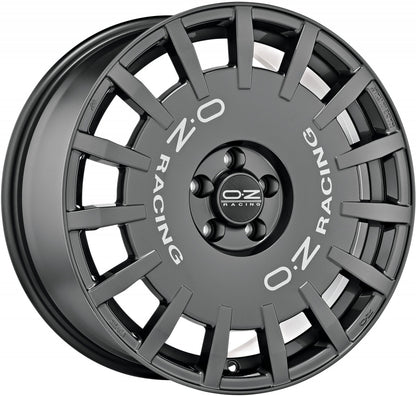 OZ Rally Racing dark graphite 8x17 ET35 - LK4/100 ML68