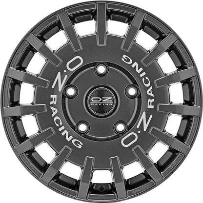 OZ Rally Racing dark graphite 8x17 ET35 - LK4/100 ML68