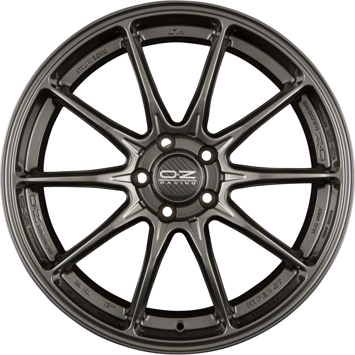 OZ Hyper GT star graphite Alufelge 7.5x17 Zoll ET35 LK 5x100 ML68 – Bild 6