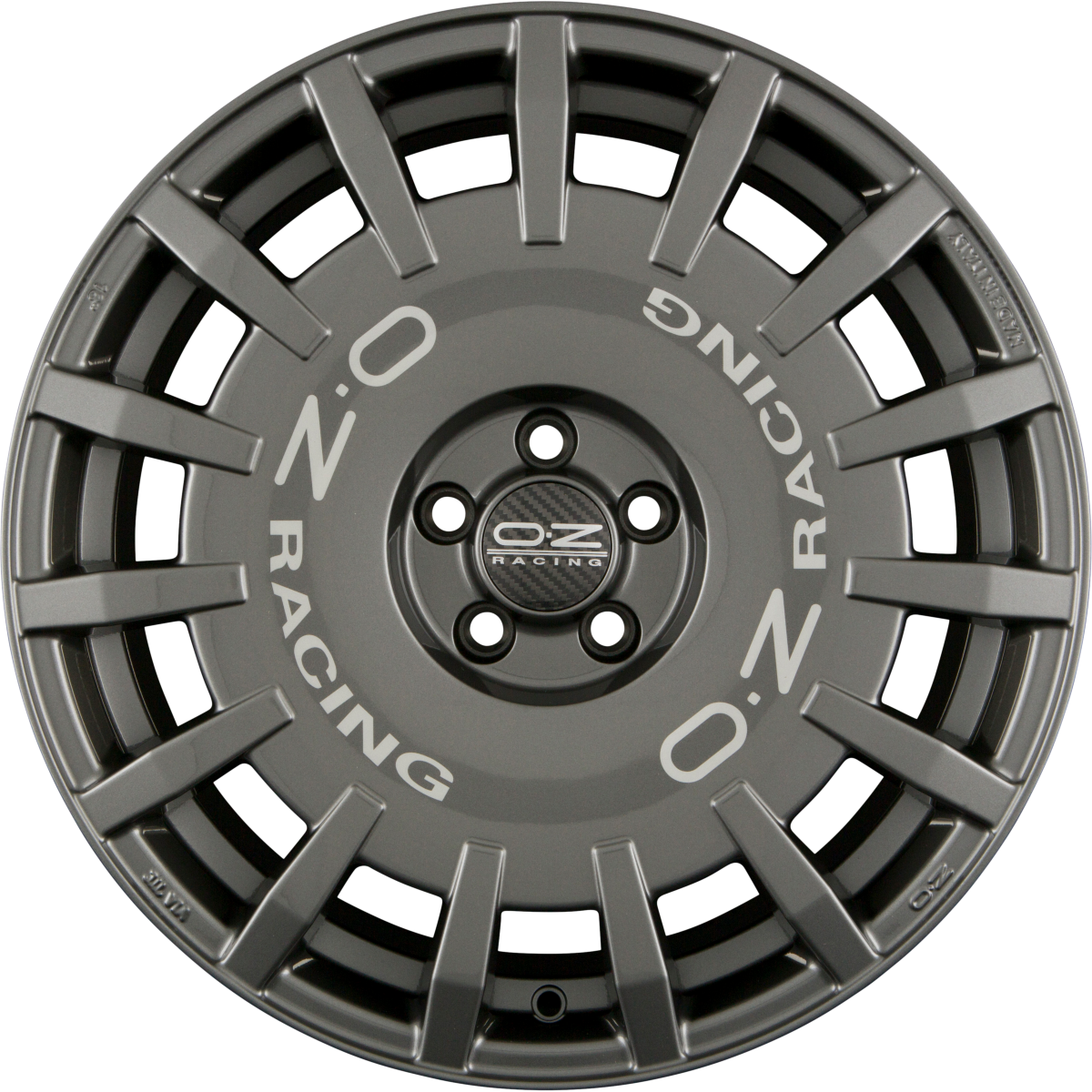 OZ Rally Racing dark graphite Alufelge 7x17 Zoll ET40 LK 4x108 ML75 – Bild 6