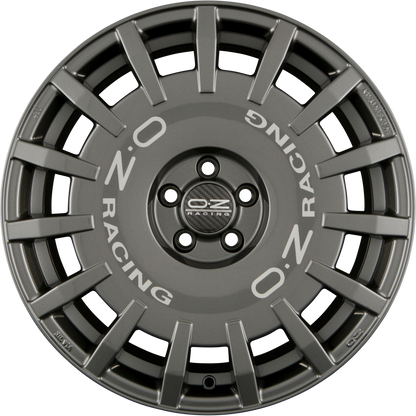 OZ Rally Racing dark graphite Alufelge 7x17 Zoll ET40 LK 4x108 ML75 – Bild 6
