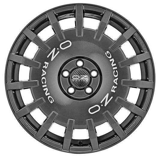 OZ Rally Racing dark graphite 7x17 ET40 - LK4/108 ML75