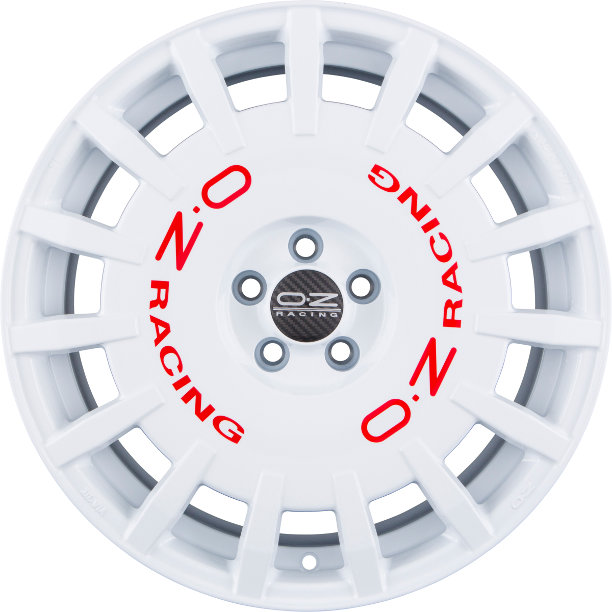 OZ Rally Racing white Alufelge 7x17 Zoll ET45 LK 5x100 ML68 – Bild 3