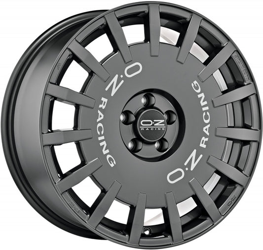 OZ Rally Racing dark graphite 7x17 ET35 - LK5/112 ML75