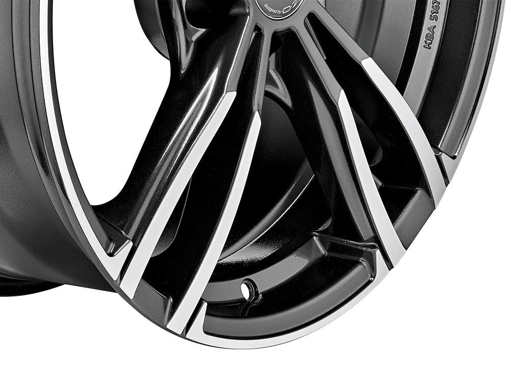 MSW 73 gloss dark grey full polished 8.5x18 ET37 - LK5/120 ML72.56