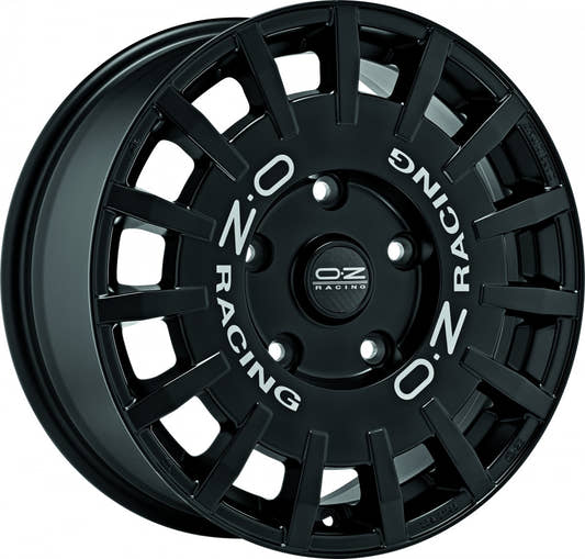 OZ Rally Racing matt black 7.5x18 ET48 - LK5/160 ML65.1