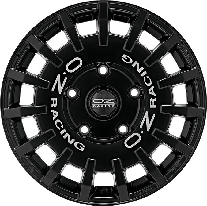 OZ Rally Racing matt black 7.5x18 ET48 - LK5/160 ML65.1