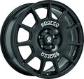 Sparco Terra matt black Alufelge 8x18 Zoll ET35 LK 5x100 ML63.3