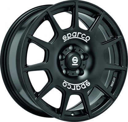 Sparco Terra matt black 8x18 ET45 - LK5/114.3 ML73.1