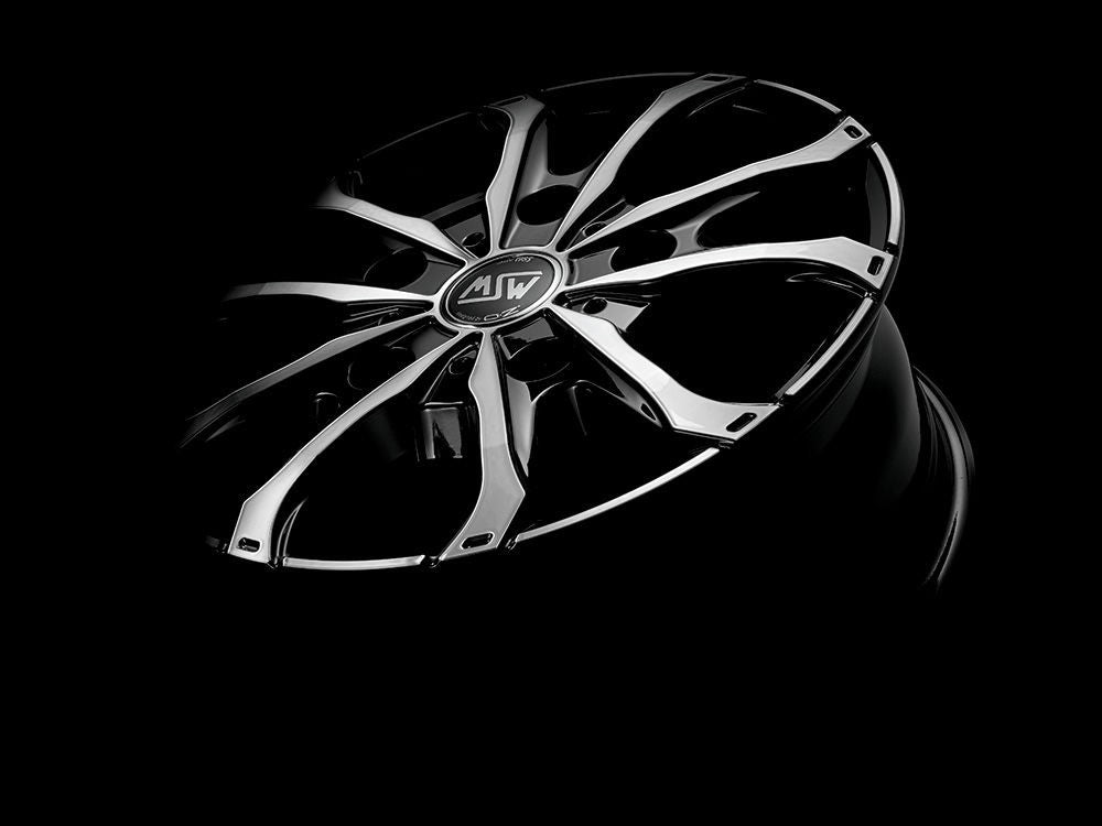 MSW 48 Van gloss black full polished Alufelge 6.5x16 Zoll ET55 LK 5x130 ML78.1 – Bild 4