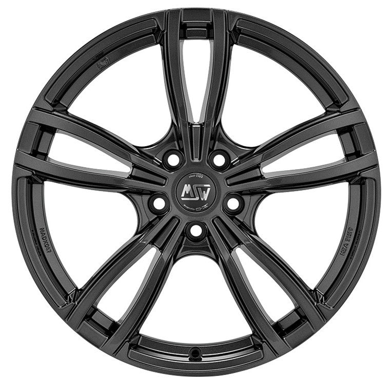 MSW 73 gloss dark grey 8x19 ET30 - LK5/112 ML73.1