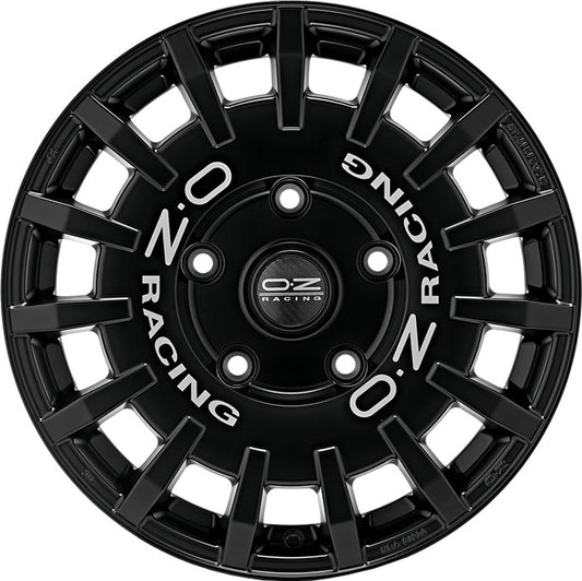 OZ Rally Racing matt black 8x18 ET45 - LK5/120 ML65.06