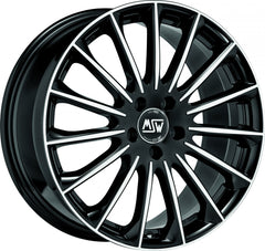 MSW 30 gloss black full polished Alufelge 8.5x20 Zoll ET31 LK 5x110 ML65.06