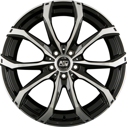 MSW 48 gloss black full polished Alufelge 11.5x21 Zoll ET38 LK 5x120 ML74.06 – Bild 3