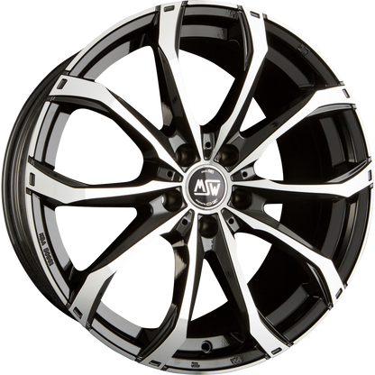 MSW 48 gloss black full polished Alufelge 11.5x21 Zoll ET38 LK 5x120 ML74.06 – Bild 4