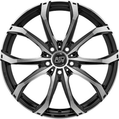 MSW 48 gloss black full polished Alufelge 11.5x21 Zoll ET38 LK 5x120 ML74.06 – Bild 2