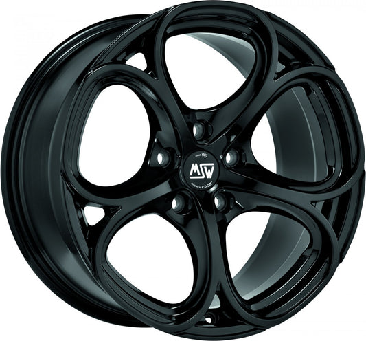 MSW 82 gloss black 9x20 ET31 - LK5/110 ML65.06