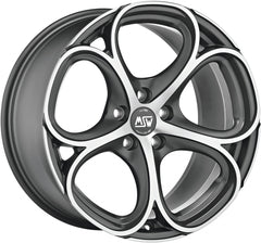 MSW 82 gun metal poliert Alufelge 9x20 Zoll ET25 LK 5x112 ML73.1