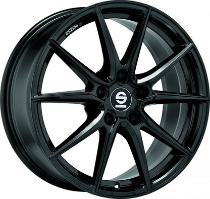 Sparco DRS gloss black 8x18 ET48 - LK5/112 ML73.1