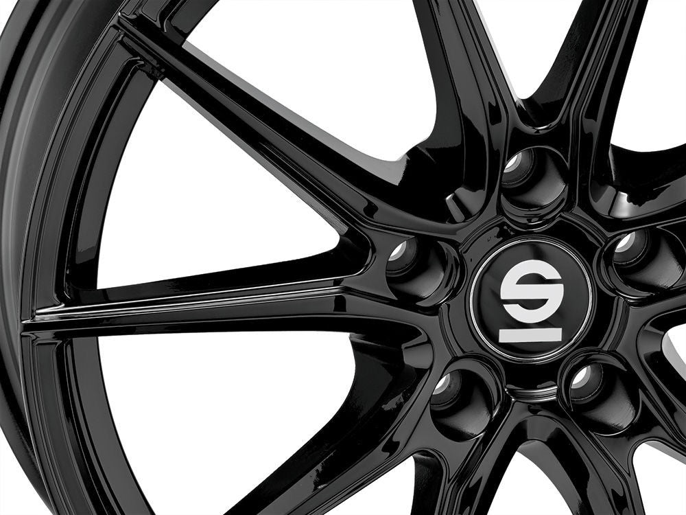 Sparco DRS gloss black 8x18 ET48 - LK5/112 ML73.1