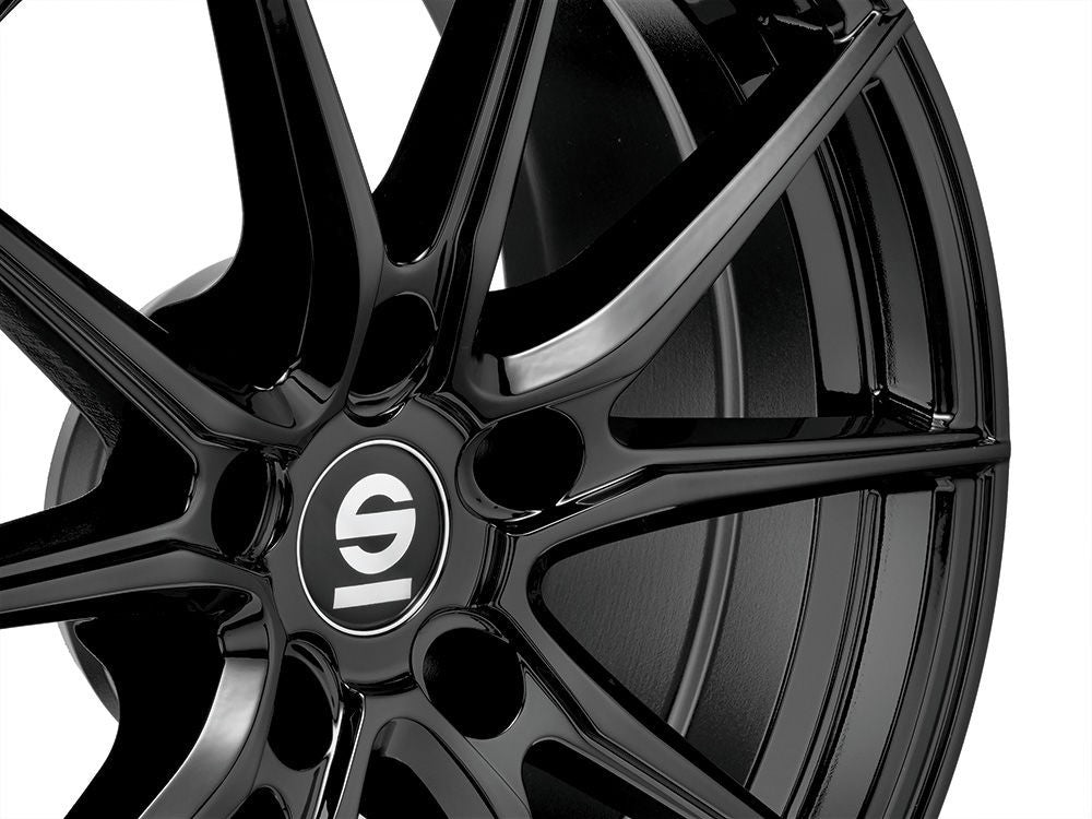 Sparco DRS gloss black 8x18 ET48 - LK5/112 ML73.1