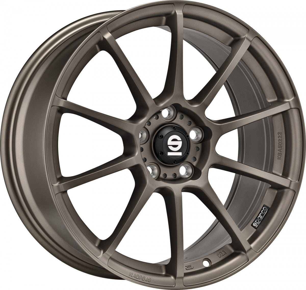 Sparco Assetto Gara matt bronze Alufelge 8x19 Zoll ET49 LK 5x112 ML73.1