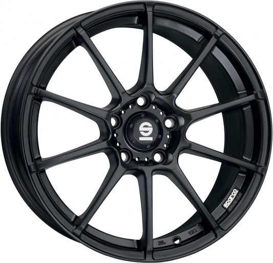 Sparco Assetto Gara matt black 8x19 ET45 - LK5/112 ML73.1