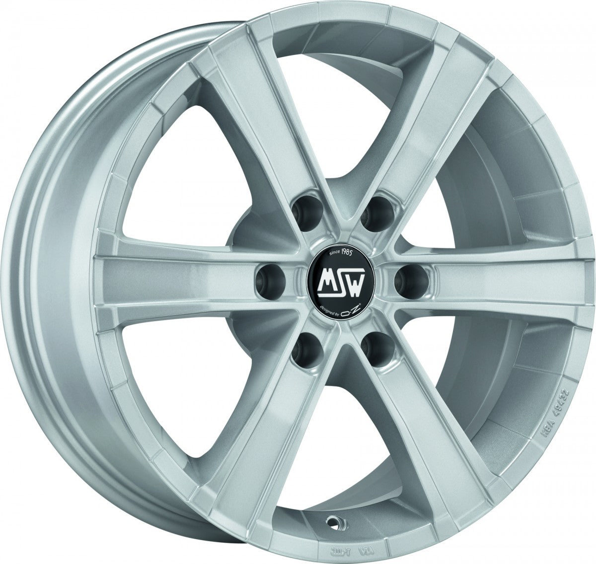 MSW Sahara 6 full silver 8x18 ET35 - LK6/114.3 ML66.1