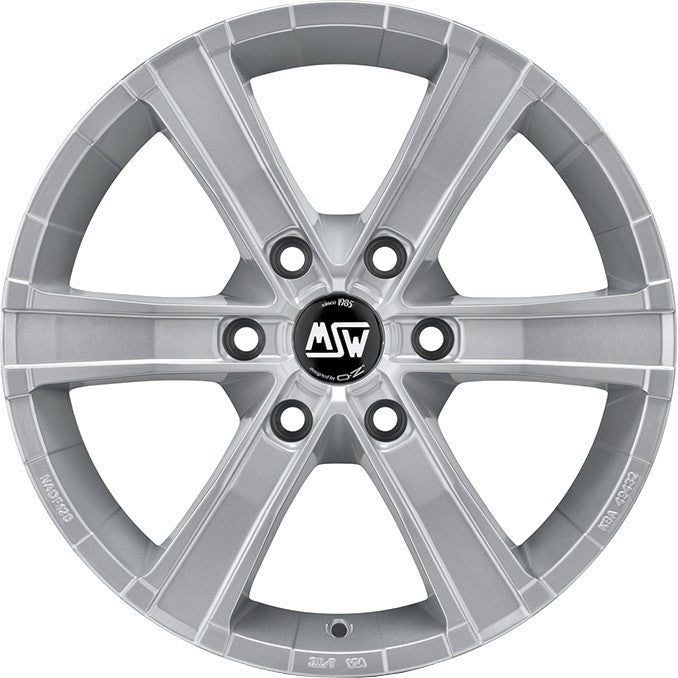 MSW Sahara 6 full silver 8x18 ET35 - LK6/114.3 ML66.1