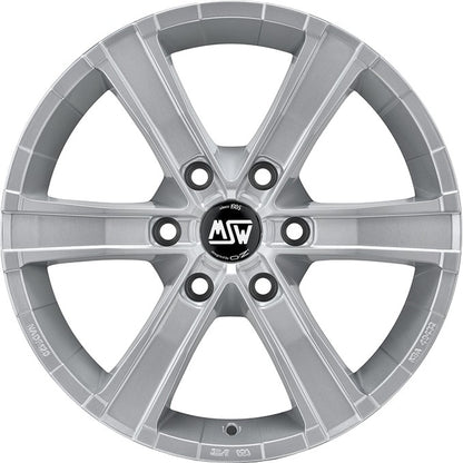 MSW Sahara 6 full silver 8x18 ET35 - LK6/114.3 ML66.1