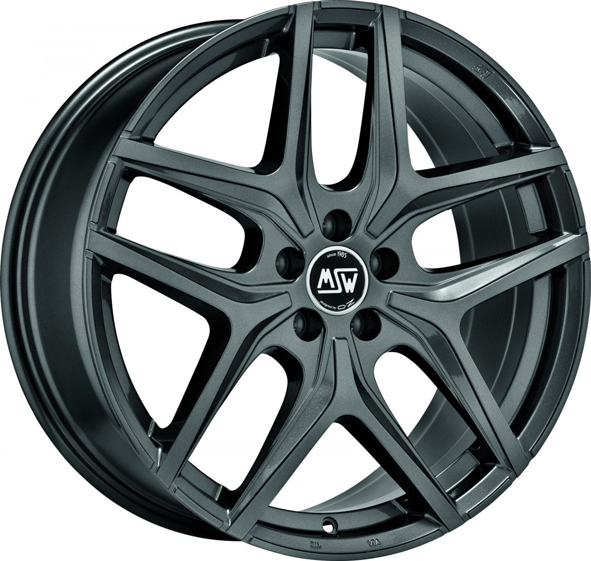 MSW 40 gloss gun metal 7.5x19 ET48 - LK5/112 ML73.1