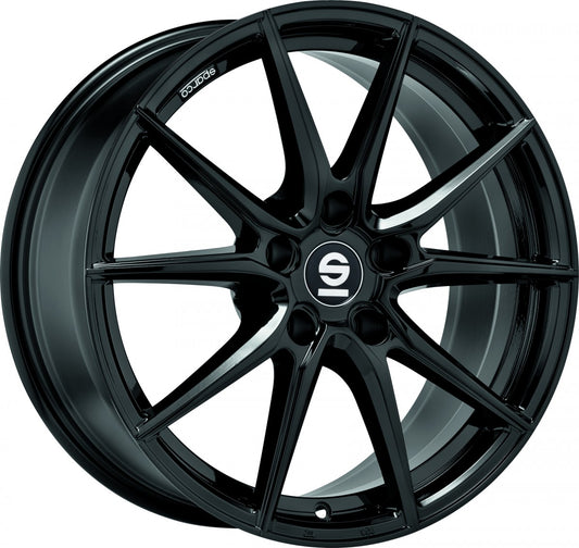 Sparco DRS gloss black 7.5x17 ET35 - LK5/112 ML73.1