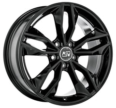 MSW 71 gloss black Alufelge 7.5x17 Zoll ET38 LK 5x108 ML73