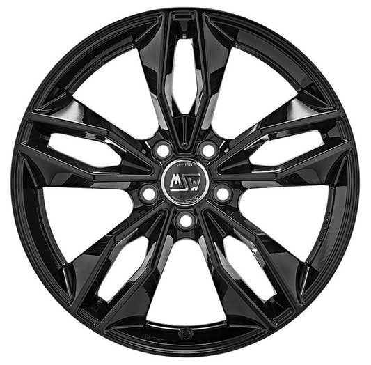 MSW 71 gloss black 7.5x17 ET38 - LK5/108 ML73