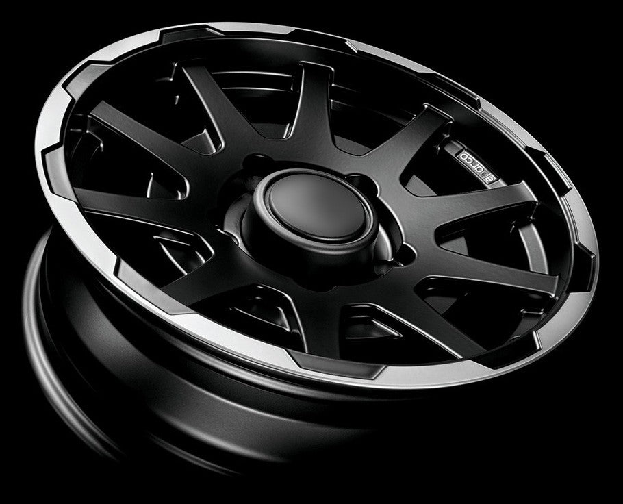 Sparco Dakar matt black lip polished 5.5x16 ET5 - LK5/139.7 ML108.3