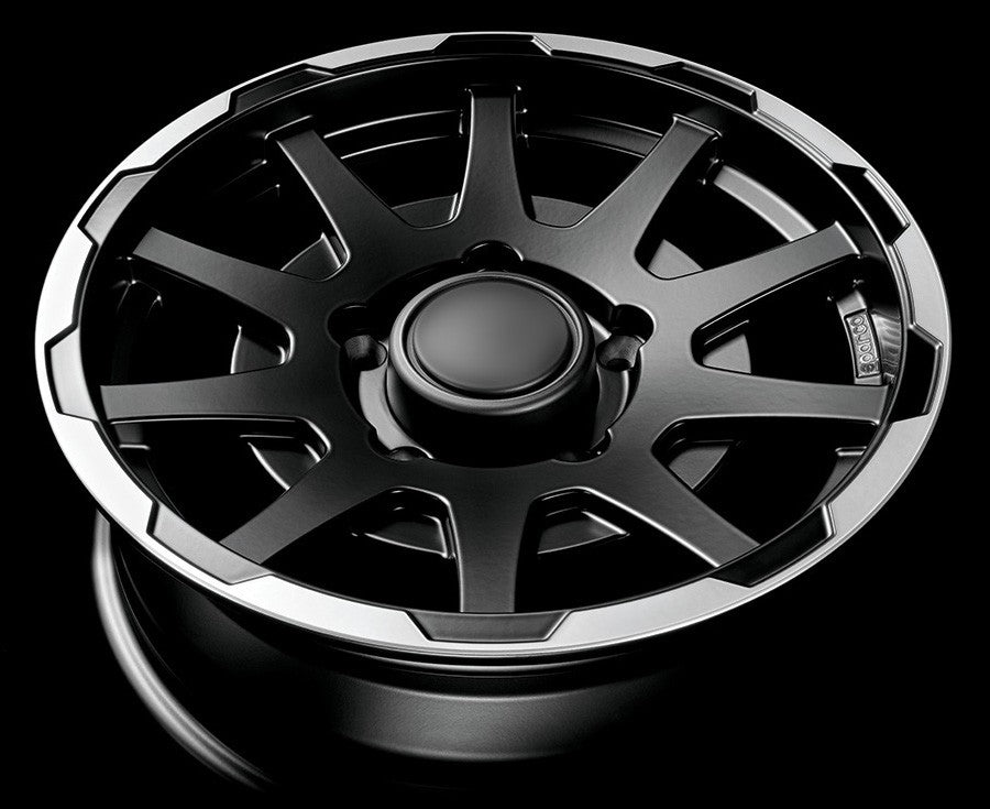 Sparco Dakar matt black lip polished 5.5x16 ET5 - LK5/139.7 ML108.3