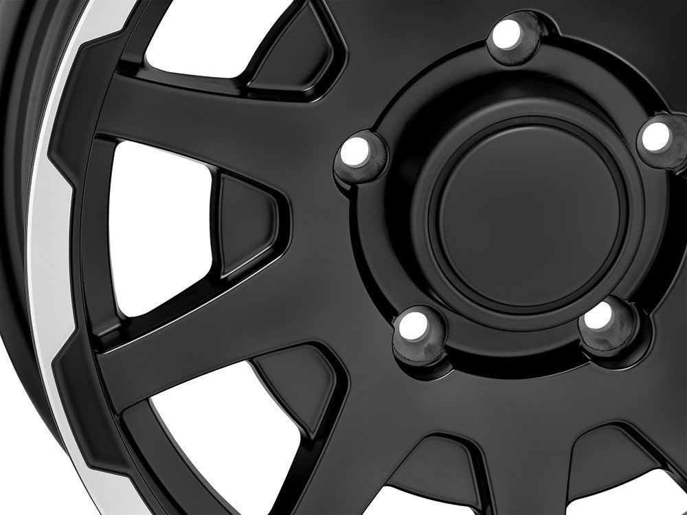 Sparco Dakar matt black lip polished 5.5x16 ET5 - LK5/139.7 ML108.3