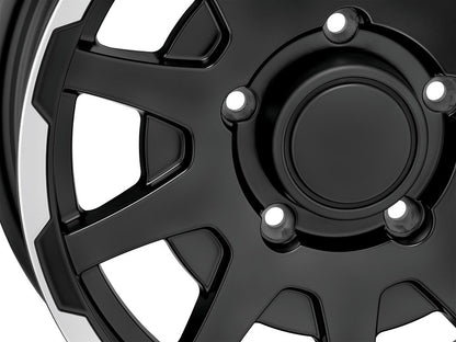 Sparco Dakar matt black lip polished 5.5x16 ET5 - LK5/139.7 ML108.3