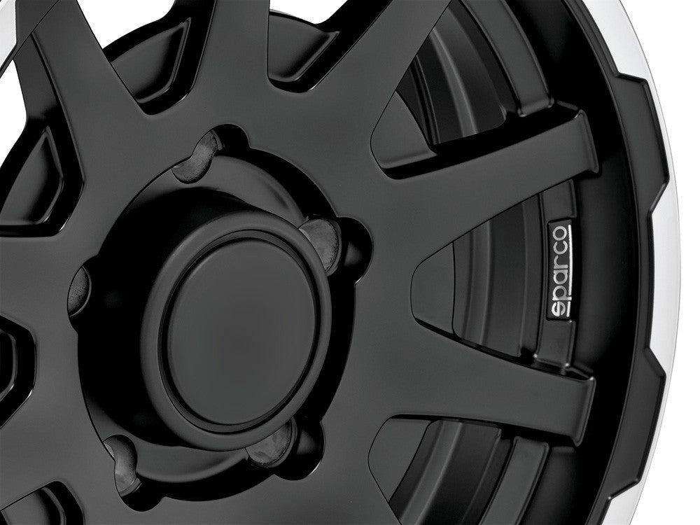 Sparco Dakar matt black lip polished 5.5x16 ET5 - LK5/139.7 ML108.3