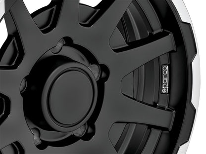 Sparco Dakar matt black lip polished 5.5x16 ET5 - LK5/139.7 ML108.3